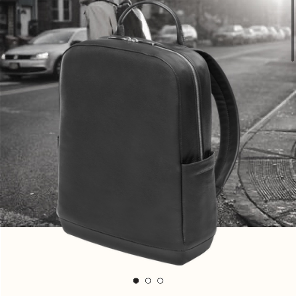 Moleskine Classic Leather Backpack NWT